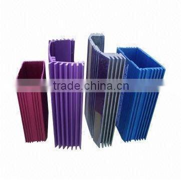 OEM Aluminum extrusions with free mould design, 6063 material, anodizing