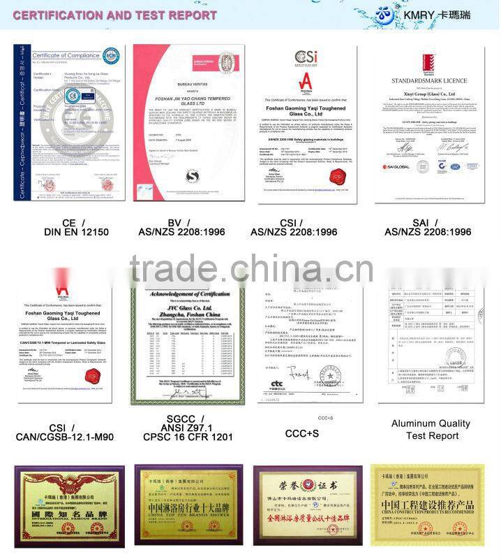 Wholesale Price Brand New Design Framed Aluminium Installing A Glass Shower Screens (kk3037)