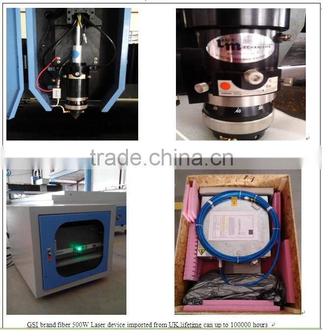 hobby used milde steel fiber laser cutting machine