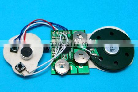 Mini Recordable Sound Module /Voice Recorder Sound Chip For Holiday Greeting Card