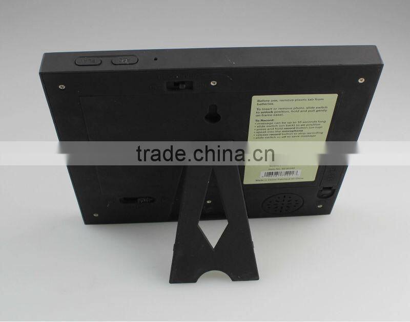 Voice recording funia photo/ picture frames with voice recorder for Christmas greetings