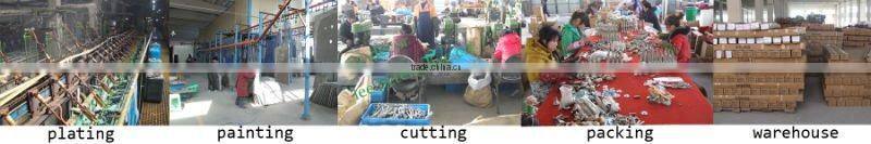 F119008 metal iron aluminium stainless steel brass plated plain twisted extensible telescopic window curtain poles rods pipes