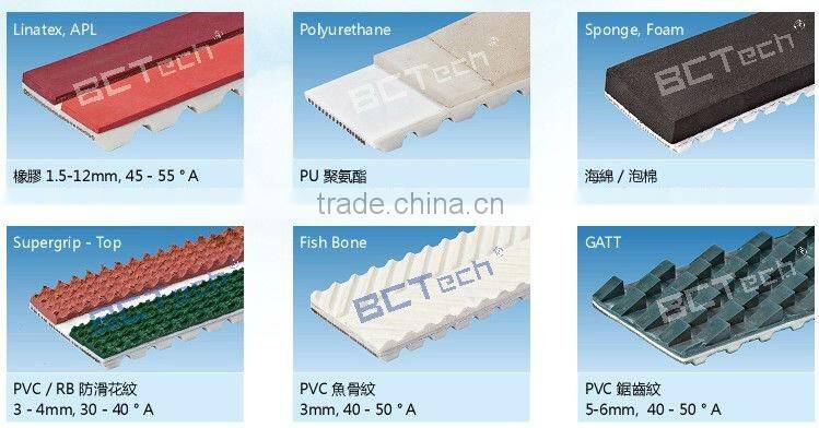 PU timing belt with sponge/foam