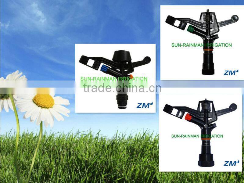 3/4"full circle agriculture irrigation Plastic Impact Sprinklers