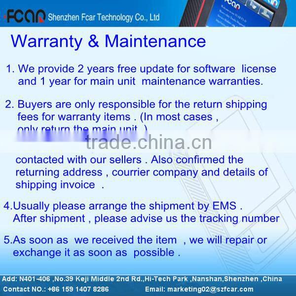 FCAR F3-G Truck and Car engine Scanner read fault code , read code, service light reset ,throttle reset and so on