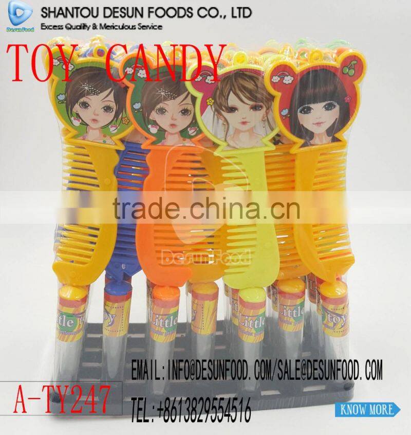 cartoon comb sweet clear toy candy