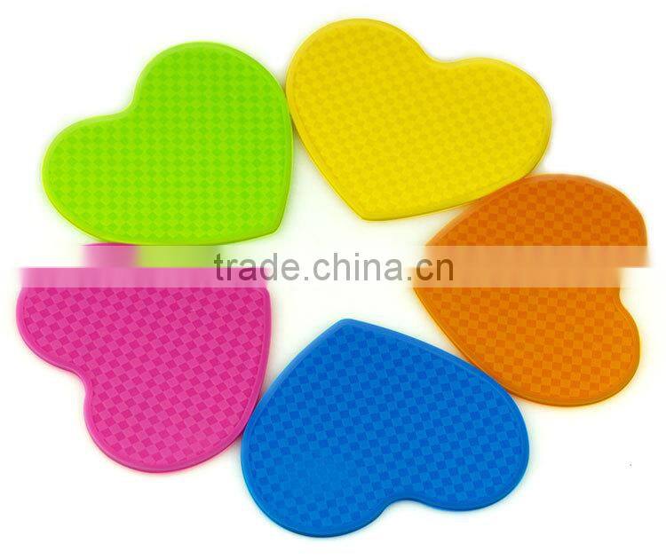 Durable heat resistant cheap custom silicone hot pad