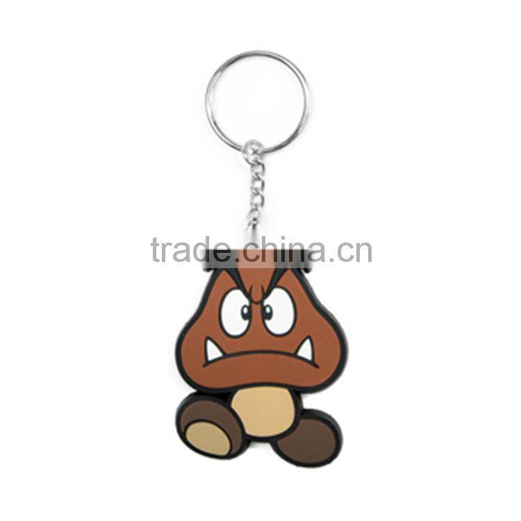 Hot Sell Mario Series 3D Rubber Keychain