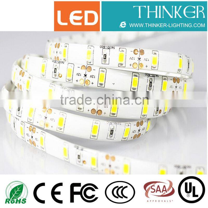 5m/Roll DC12V SMD5630 Led Strip Lights iP67