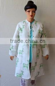 Vintage kantha quilted jacket reversible ethnic quilted jacket