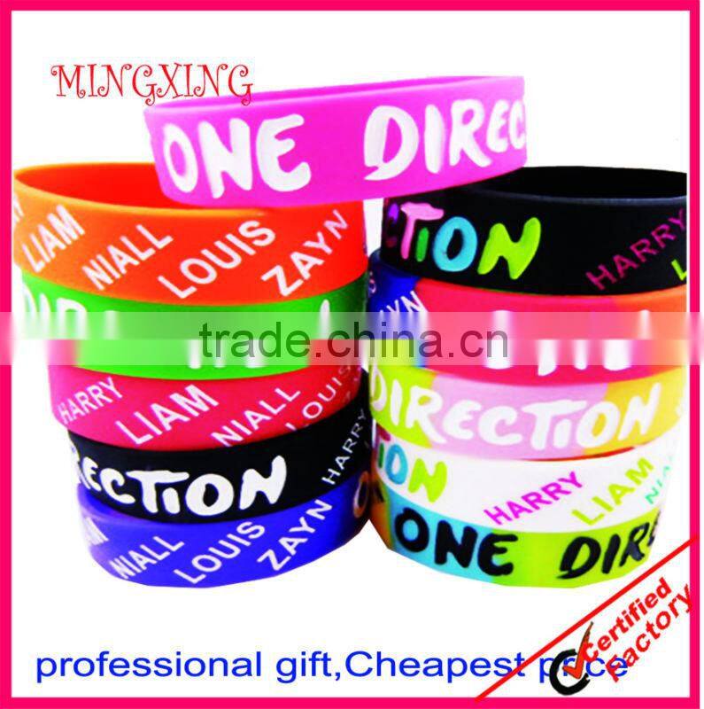 2014 top quality silicone wristband with best price in China