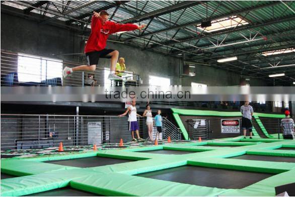 Indoor jumping bed trampoline park for kids and teenagers