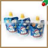 drink pouch with spout packaging