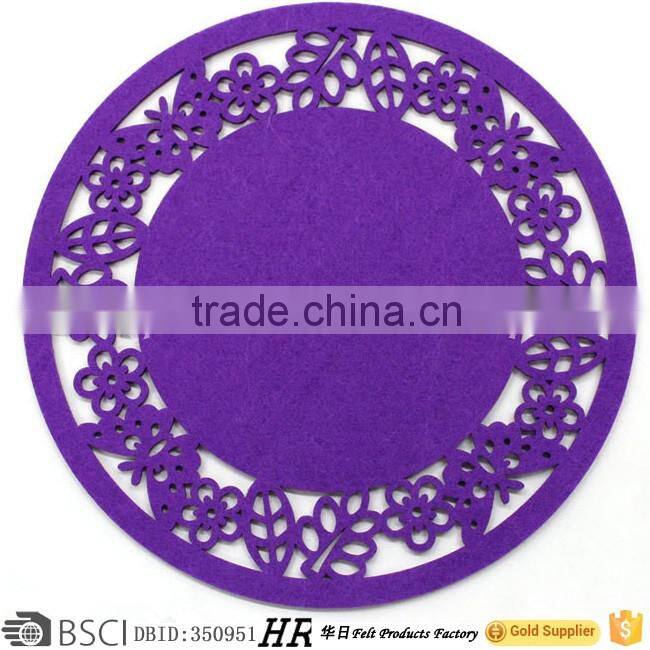 Square felt placemats red felt placemats