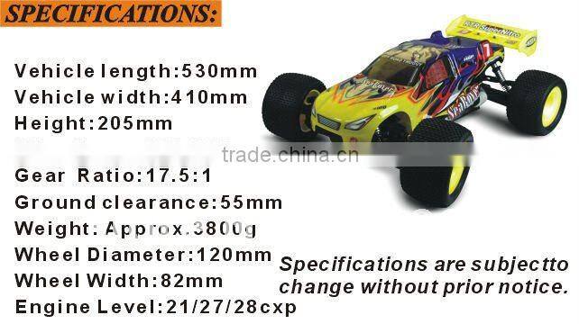 1/8 rc nitro truggy with 21CC engine