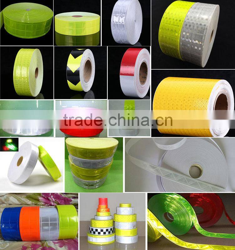 reflective tape lattice reflective material PVC reflective warnings film