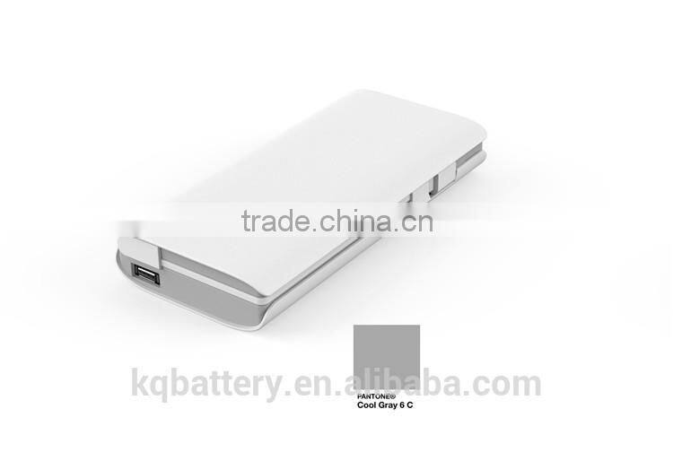 built in cable power bank ,10000 mah power bank