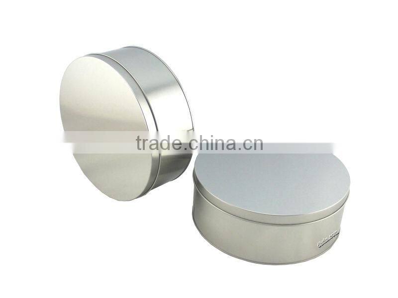 round tin, round box, round container