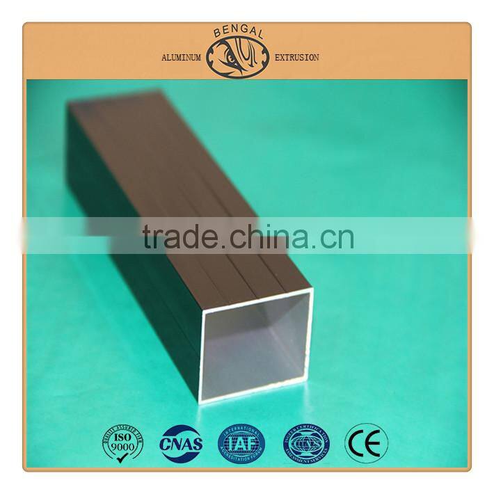 Aluminum Alloy Square Tubes , Extruded Aluminum Square Tube