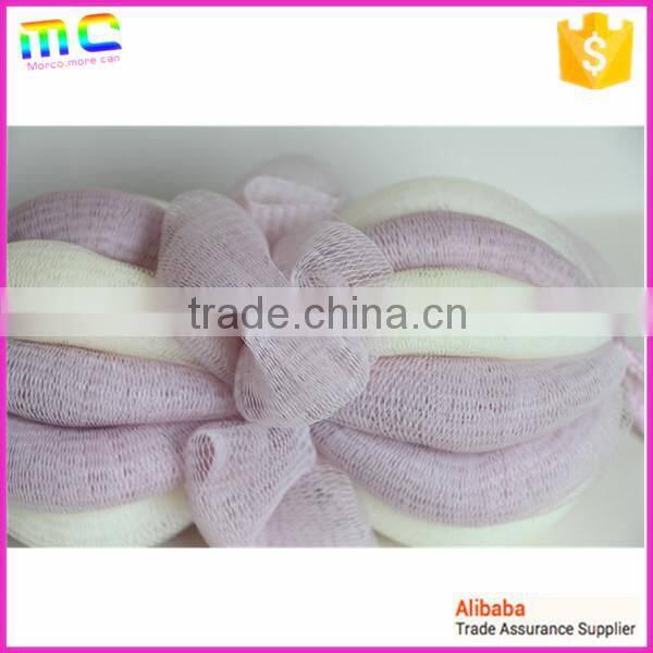 two-section pumpkin double color longe bath brush