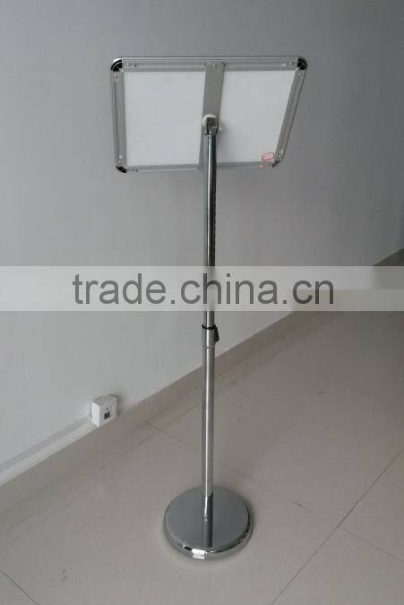 Hot! metal pole stand A4 stand for advertising Poster Stand metal menu stand