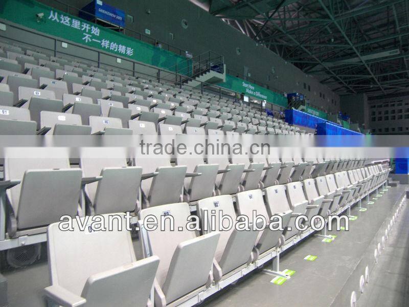 simple outdoor fixed cricket tip-up stadium chair,retractable seating ,bleacher chair for public events,gams,education,sports