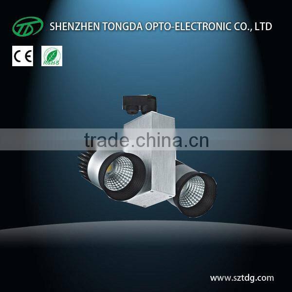 dimmable 30w led track lighting 7w/10w/15w/20w/30w/50W/60W (TongDa)