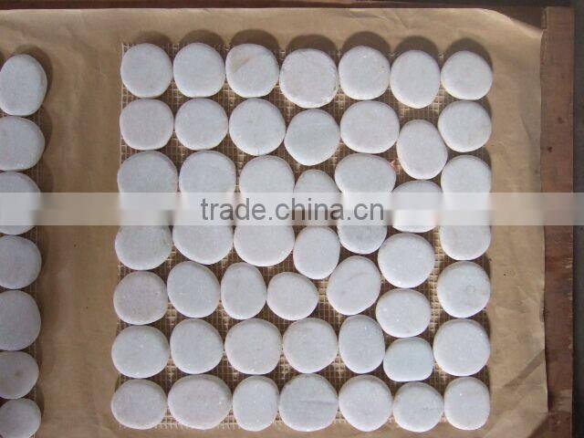 Hot sale natural river pebble rock stone mosaic irregular shape tile