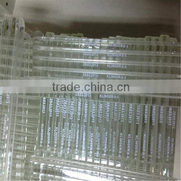 Borosilicate 3.3 plain transparent level gauge glass