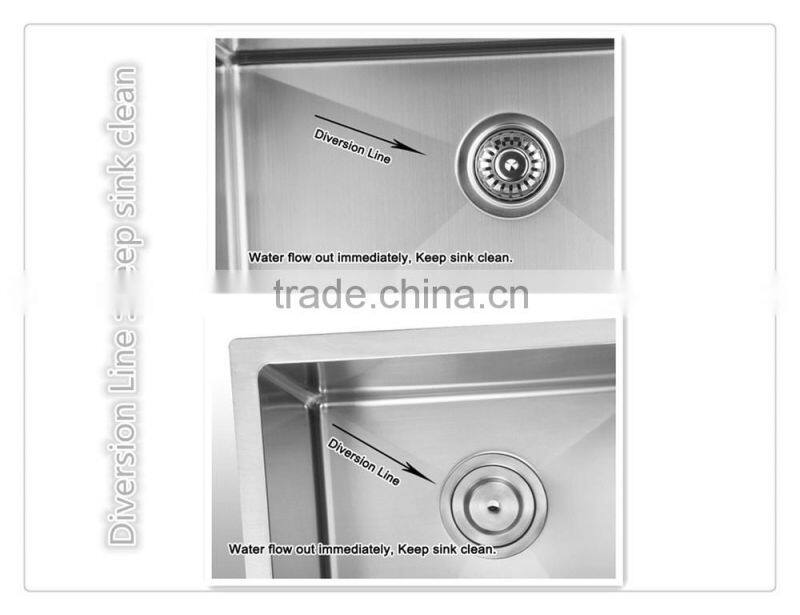 China Manufacture Housestar stainless steel used washing mashine sink Stainless Steel Kitchen Sink With Drain Board - 8047A