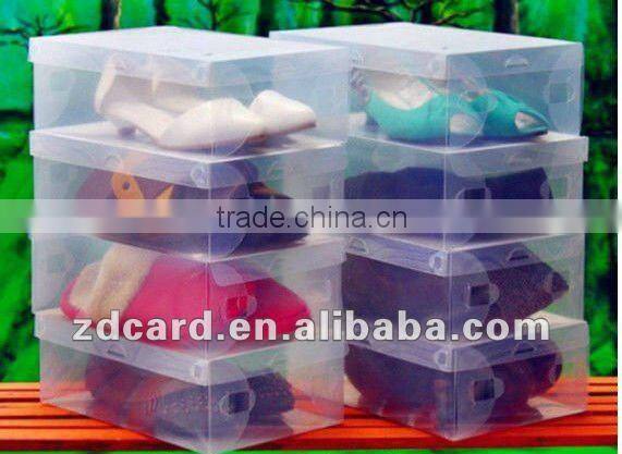 plastic package box with printing part