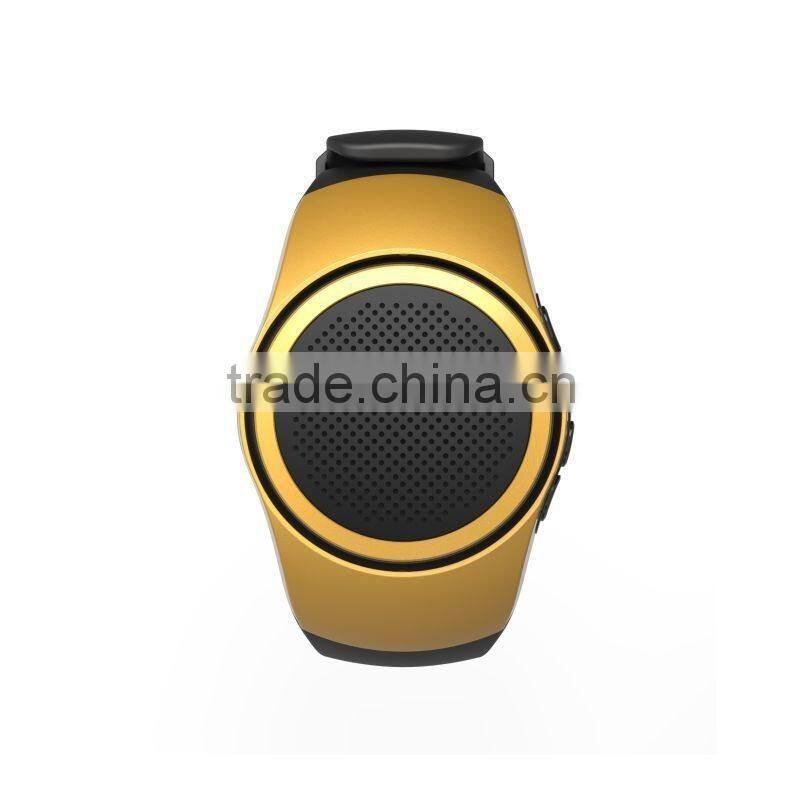 Wireless Speakers Bracelet Wristband Band Bluetooth Speaker Mini Hands Free Remote Control Selfie-timer +Phone Anti-Lost