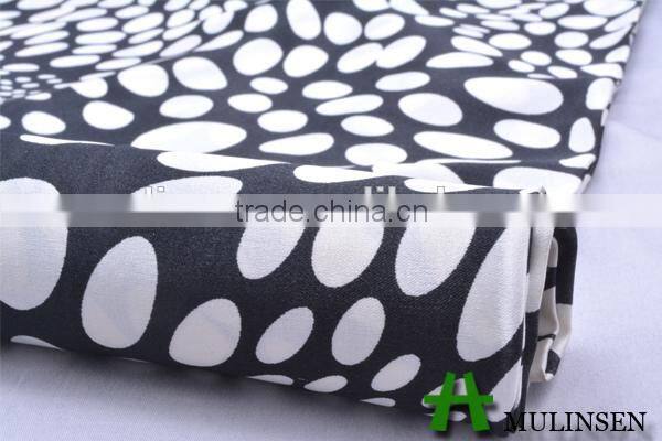 Mulinsen textile 50D*50D print twist cheap stretch polyest satin fabric