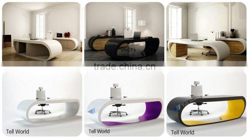 high end modern office reception desk table