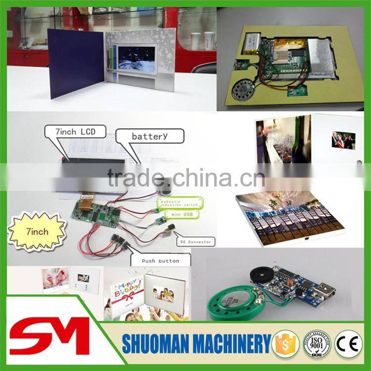 Fashionable appearance and useful lcd video business card