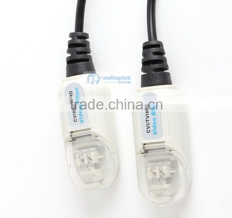 HD Transceivers Adapter Transmitter Cat5 Video CCTV Balun Support 720P/1080P AHD/CVI/TVI Camera