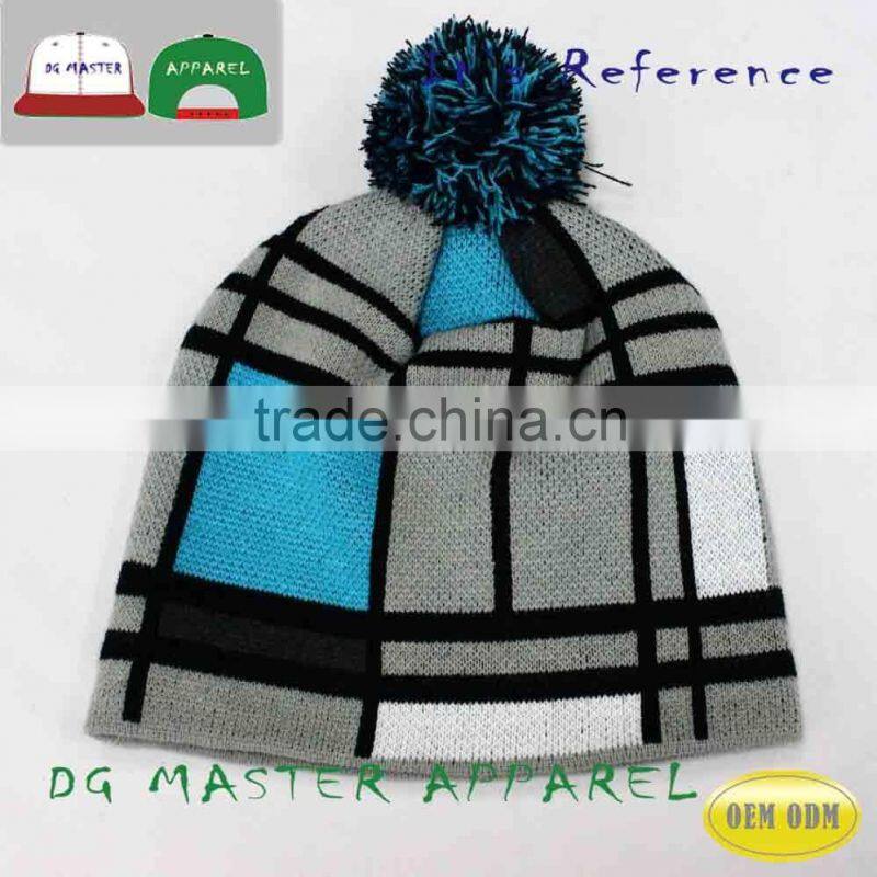 beanie knitted hat in winter hats for new style