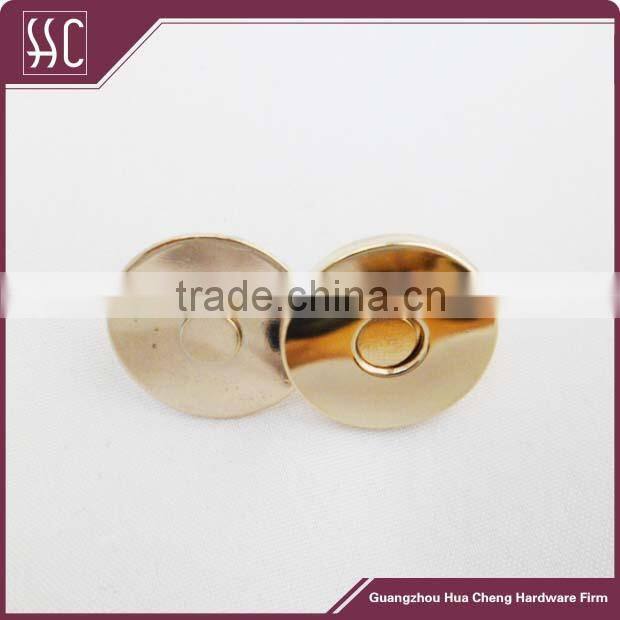 sewing handbag cloth accessory metal magnetic button bag hardware Guangzhou China