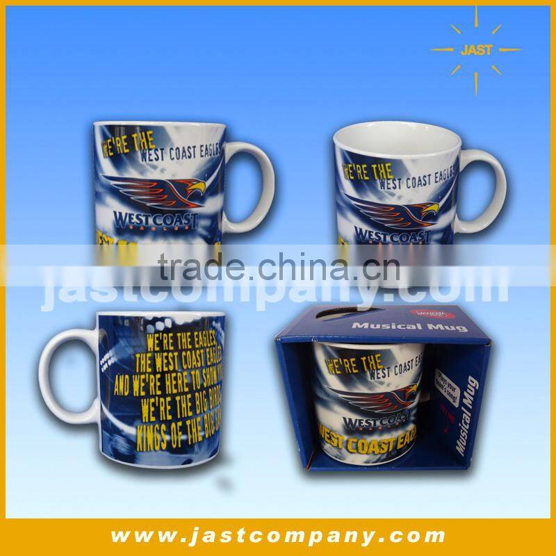 Wholesale Musical Custom Printed Coffee Mugs