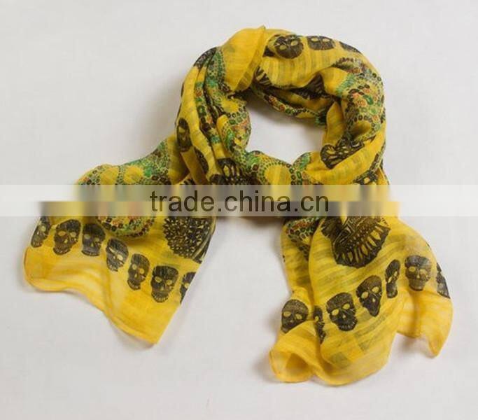 2014 latest lady cheap polyester scarf