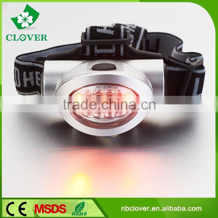 2016 hunting headlamps 3 Modes 60 lumens high power 8+2 red led headlamp