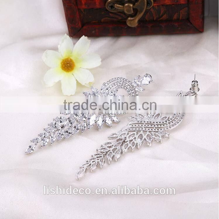 Latest Artificial Diamond Earrings Jewelry Party Wear Custom Fashion Earring