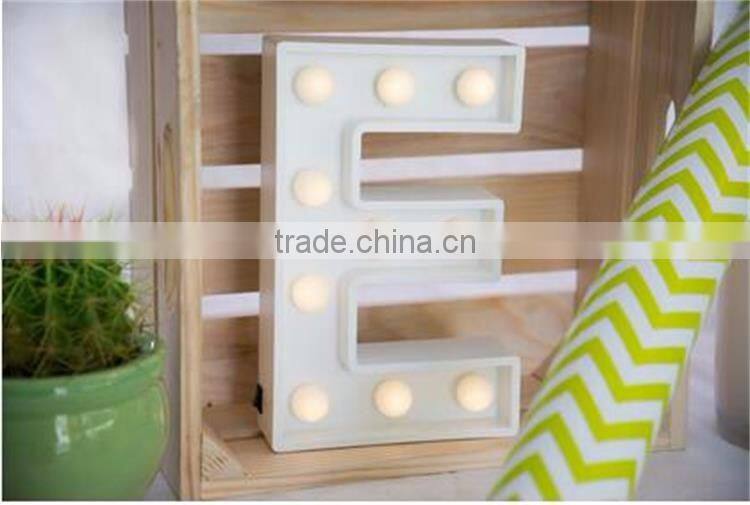2016 new led vintage light letter,high quality led letters for wedding