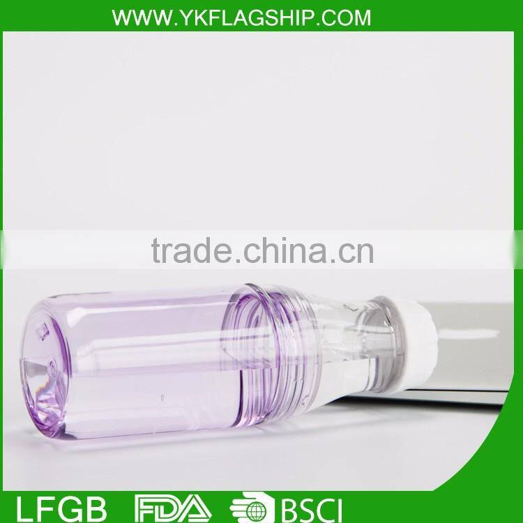 500ML Hot sale water plastic clear eco joyshaker water bottle,joyshaker running water bottle