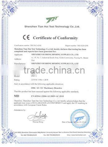 double Loop Wire Forming Spiral Binding Machine from Shenzhen China