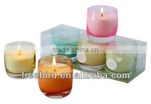 Natural Aroma Custom Glass Jar Candle
