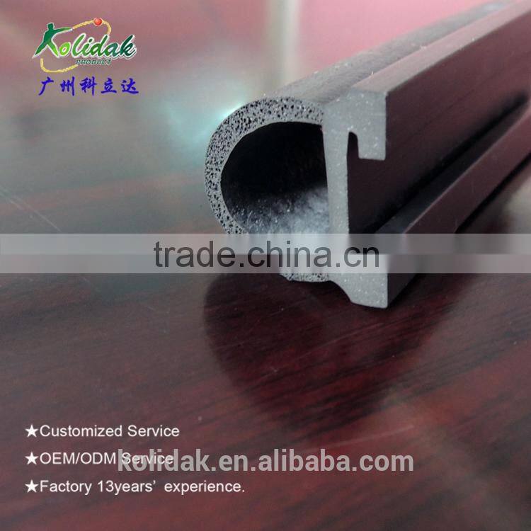 D shape Soft-hard Co-extrusion Foam sealing strip