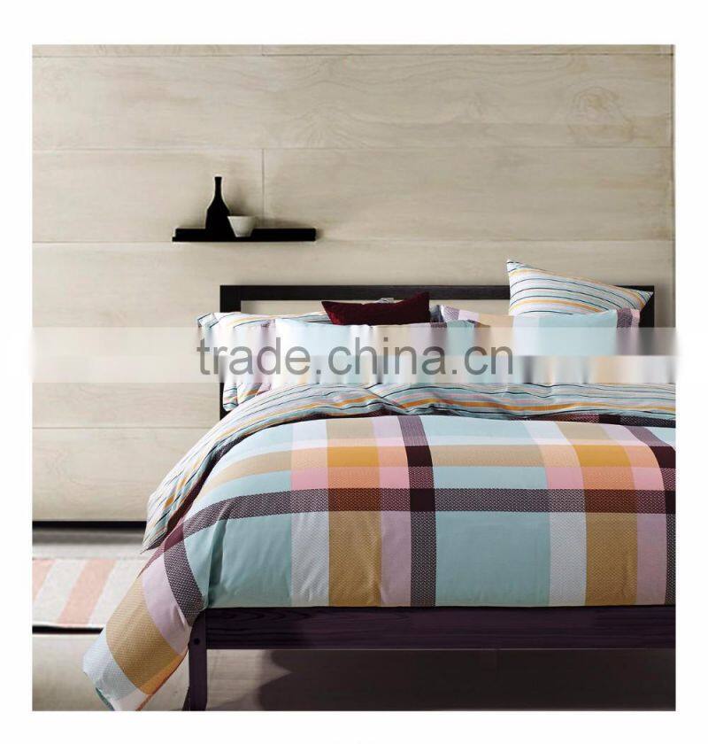 Bedding sets 100% cotton bedspread pillow case sheet cheap