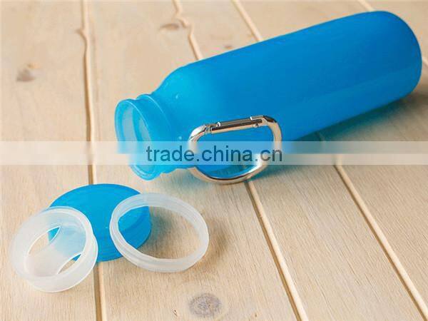 Hot selling colourful 650ml Silica gel bottle