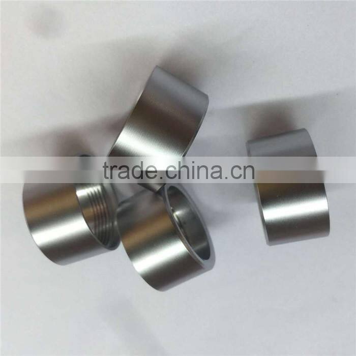 short steel tube in chrome plating metal pipe in chrome cnc parts